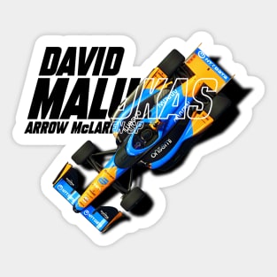 David Malukas 2024 (light colors) Sticker